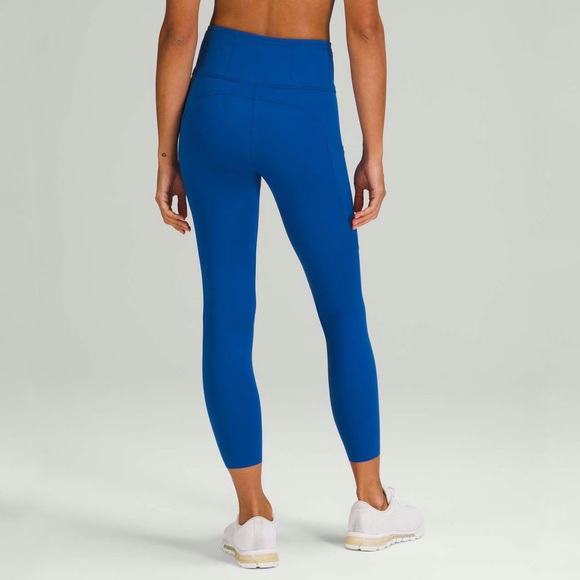 NWT Lululemon Fast and Free High-Rise Tight 25" In Symphony Blue - Picture 5 of 11